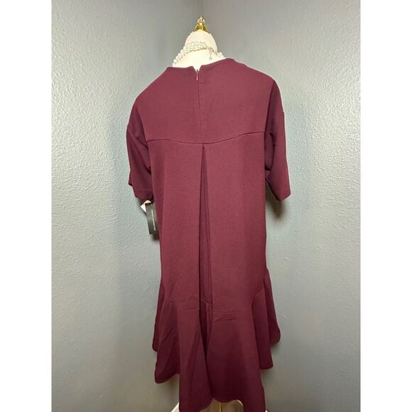 French Connection Drop Waist Flounce Dress | NWT | Oversized Fit Size 2 - Picture 5 of 9